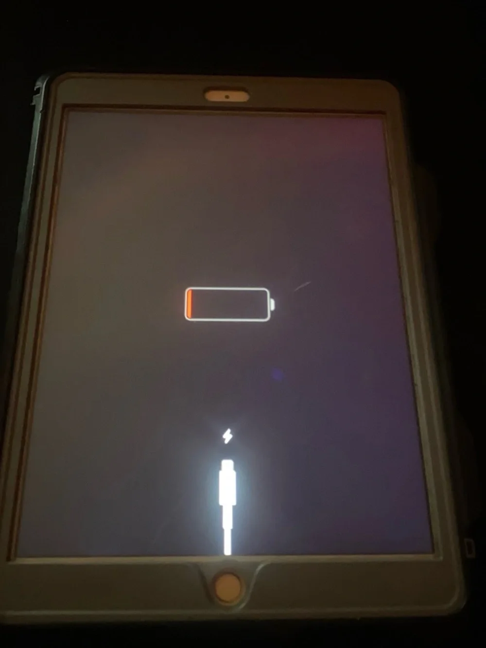 Apple iPad in Black with Dark Protective Case